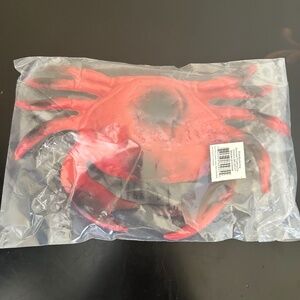 Plastic Crab. 8”. NWT